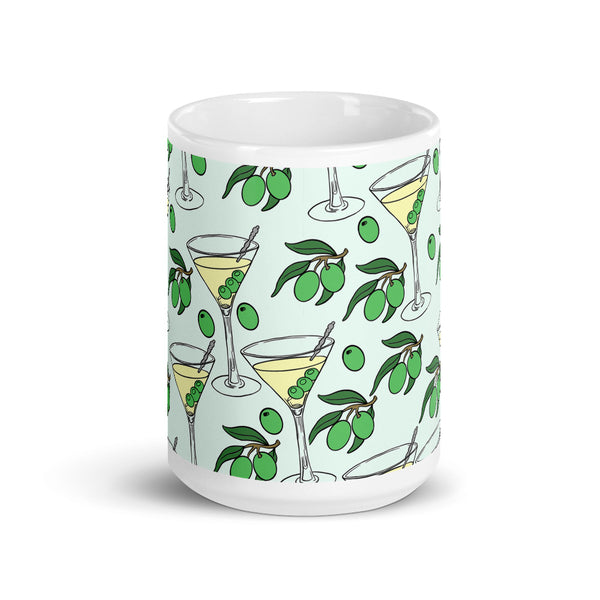 Martini White glossy mug