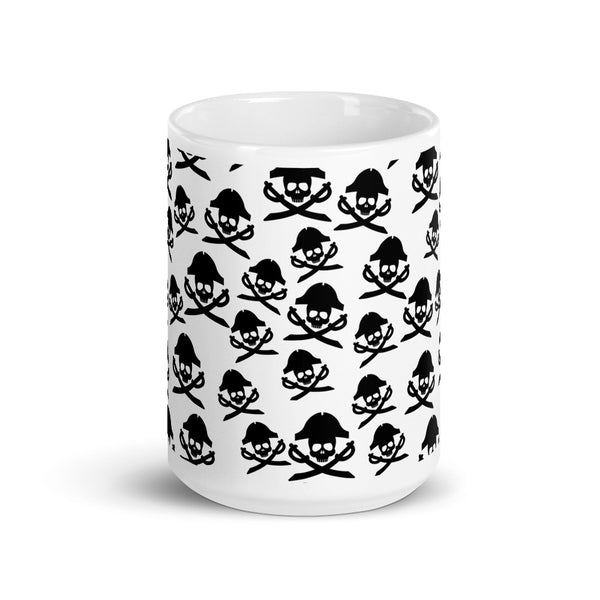 Pirate White glossy mug