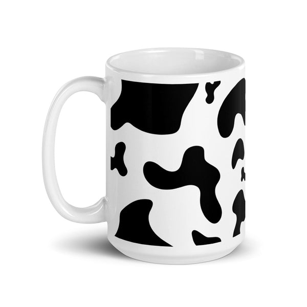 Cow White glossy mug