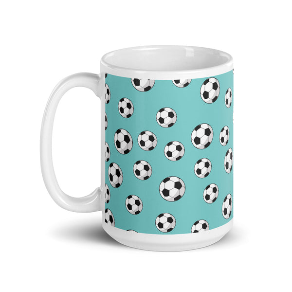 Football White glossy mug