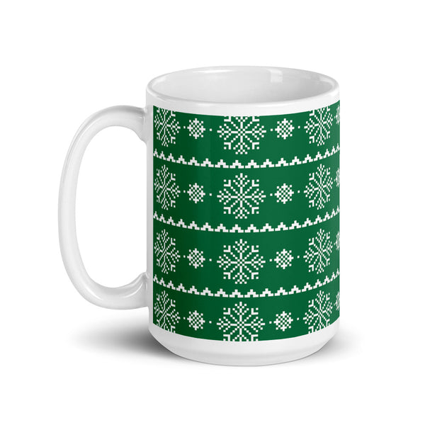 Christmas Sweater 2 White glossy mug