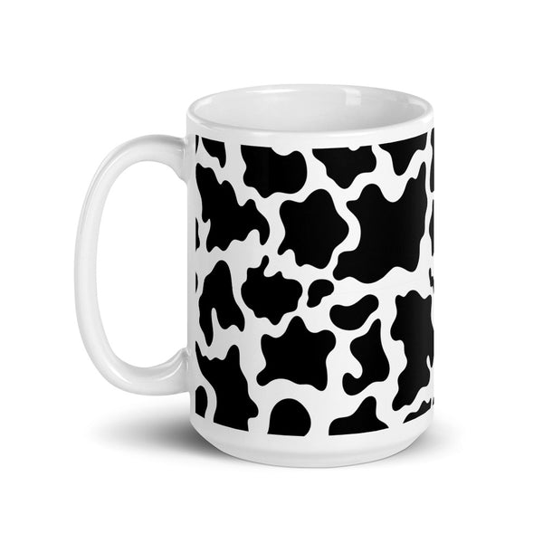 Cow White glossy mug