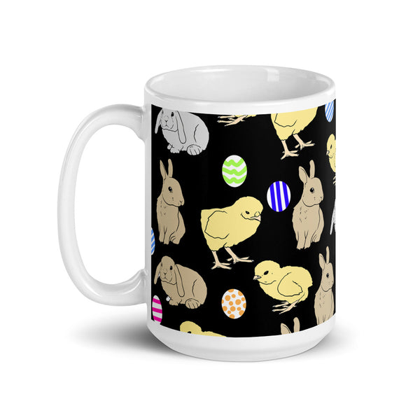 Easter White glossy mug