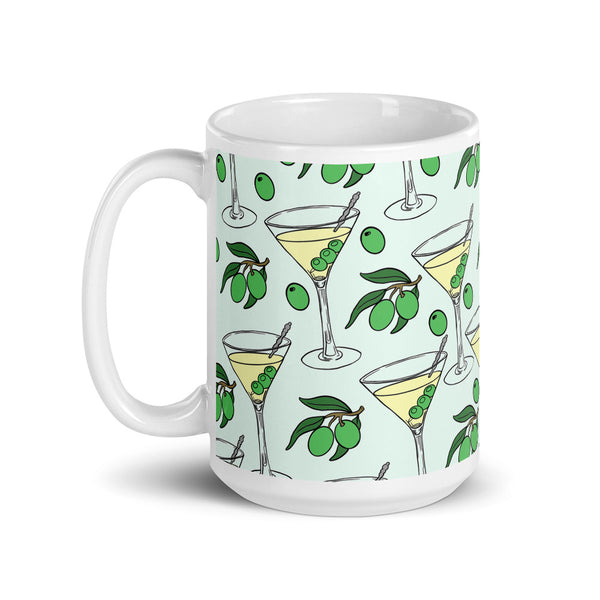 Martini White glossy mug