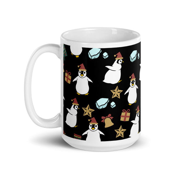 Penguin White glossy mug