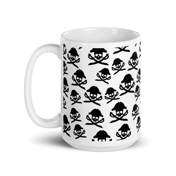 Pirate White glossy mug