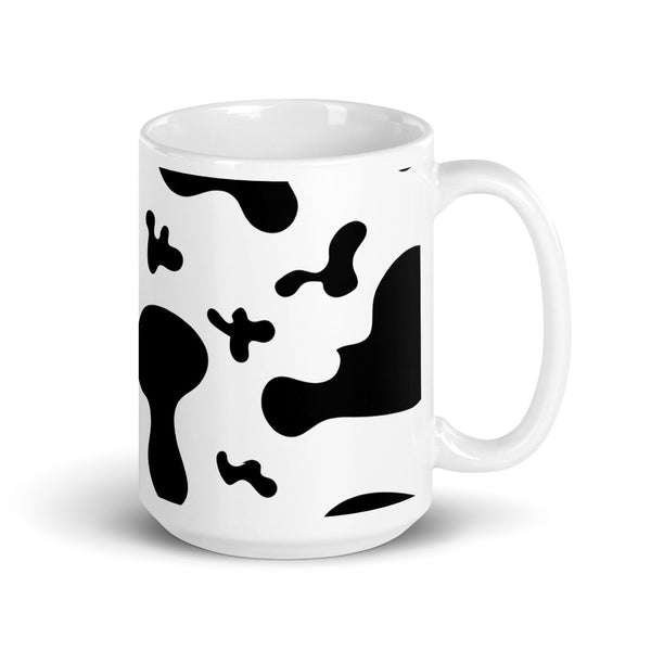 Cow White glossy mug