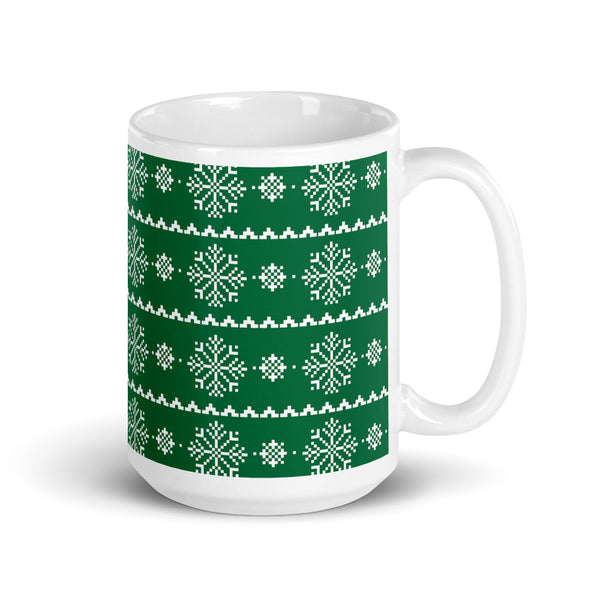 Christmas Sweater 2 White glossy mug