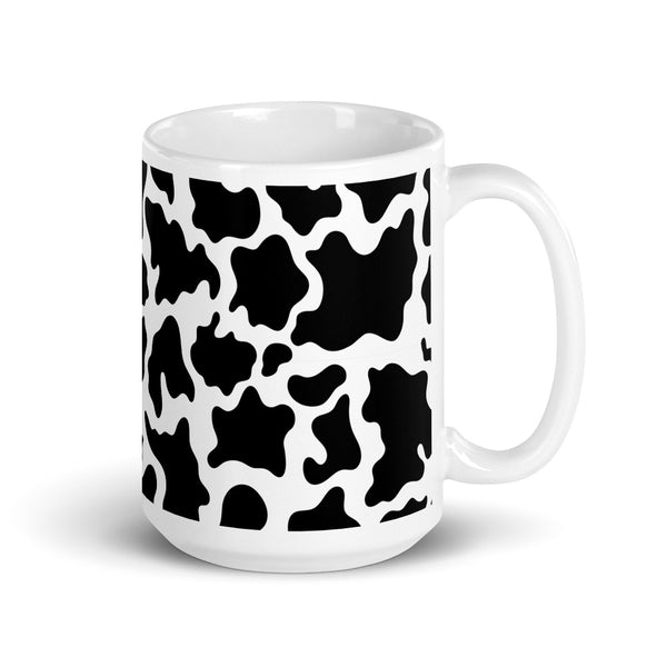 Cow White glossy mug