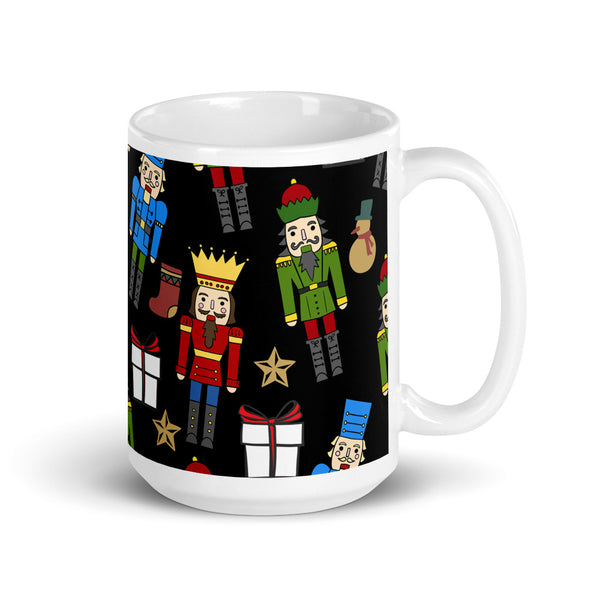 Nutcracker White glossy mug