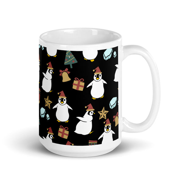 Penguin White glossy mug