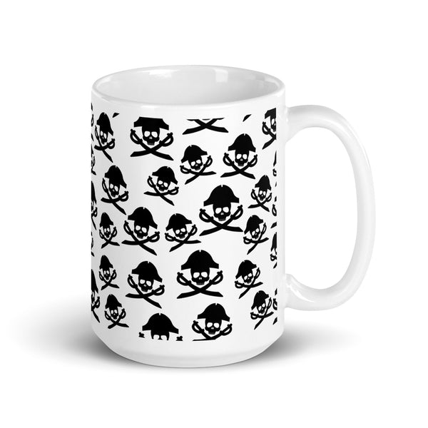 Pirate White glossy mug