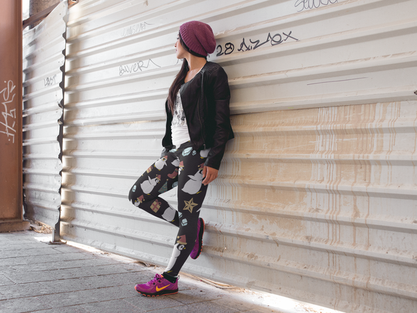 Penguin Yoga Leggings - Seasonally Gifted 